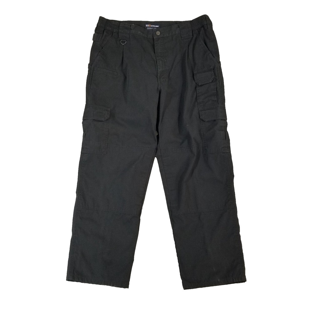 5.11 Tactical Cargo Pants Mens 36x29 Black Taclite Pro Outdoor Hiking Stretch